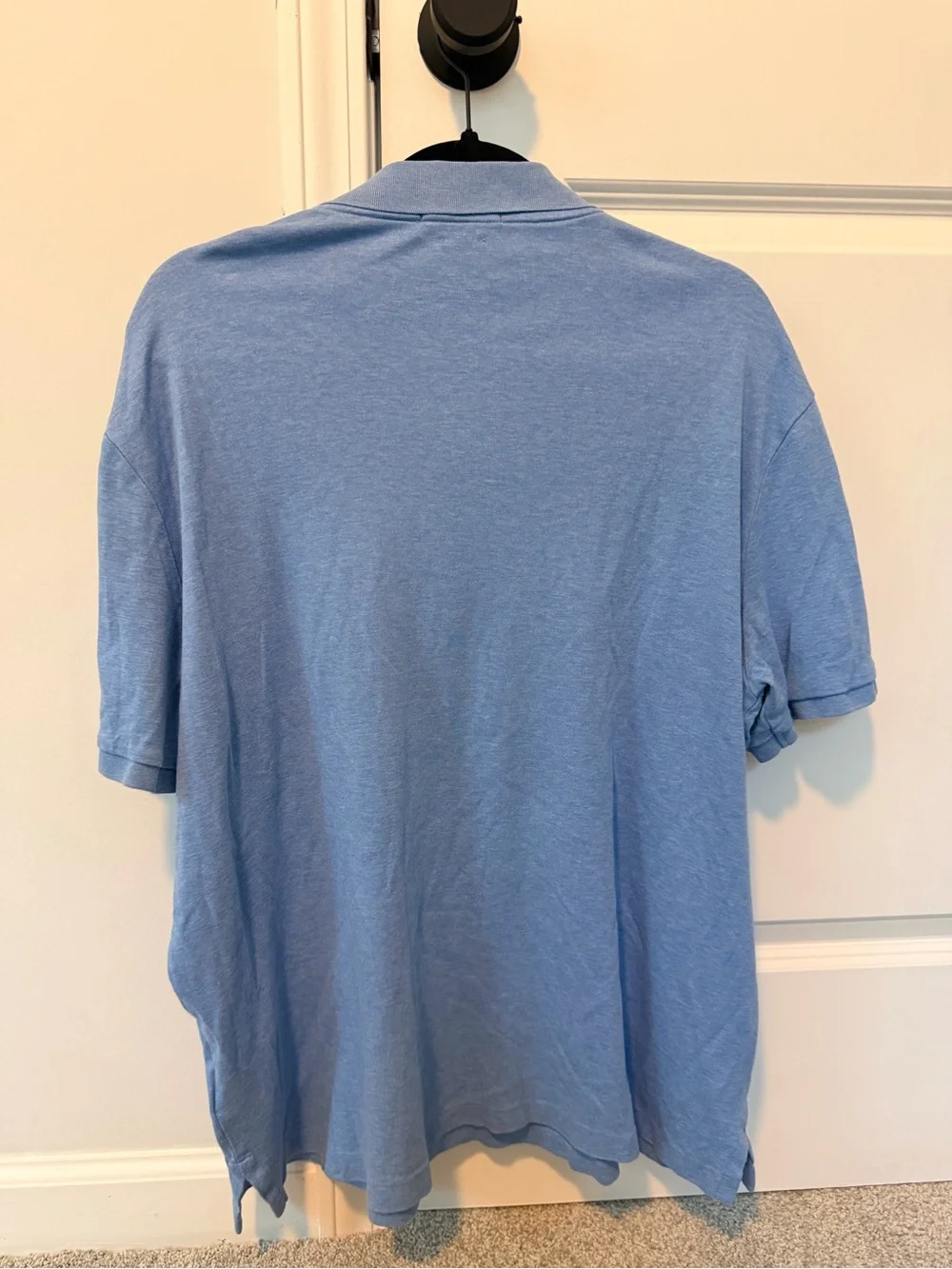 Ralph Lauren Light Blue Men's Polo with Embroidered Pony